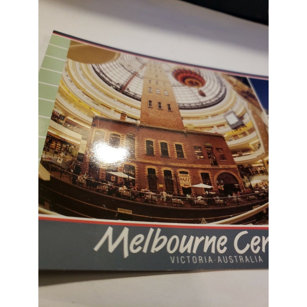 Vintage RPPC Postcard Unused Melbourne‎ Central Australia Victoria A1-21